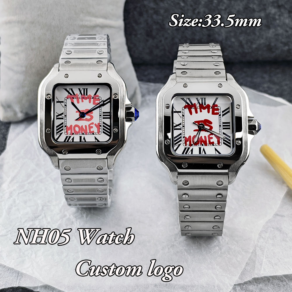 Luxury Watch Square - Новые квадратные часы NH05, часы с