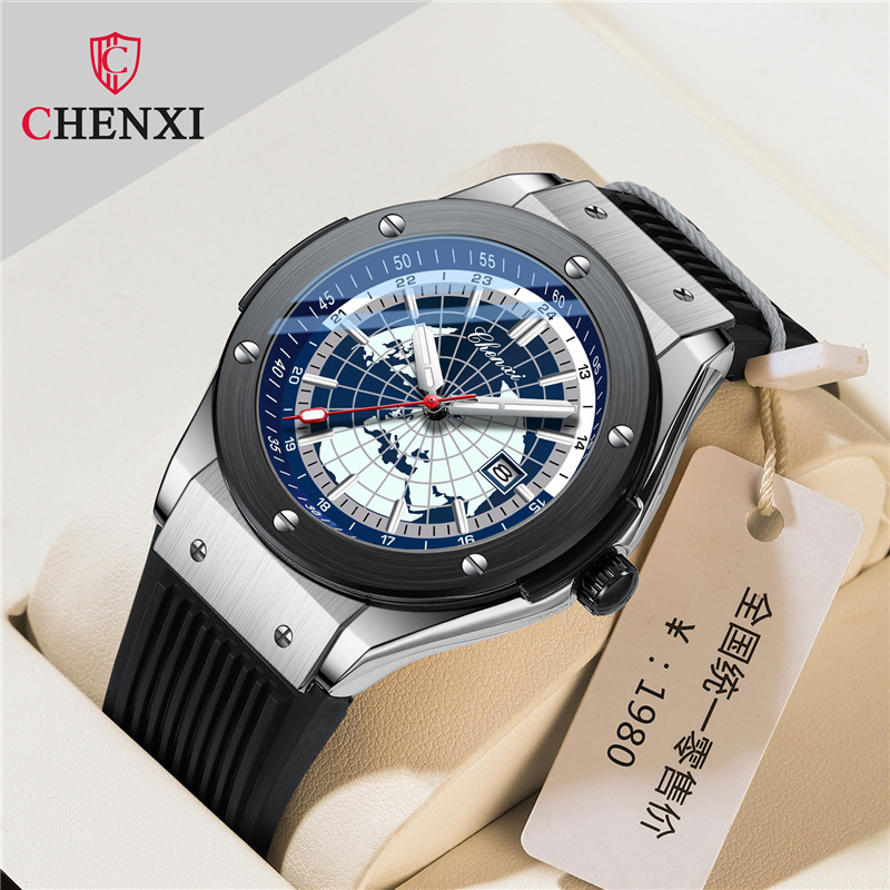 Luxury Watch Brands In World - CHENXI 82442, кварцевые часы, мужские повседневные
