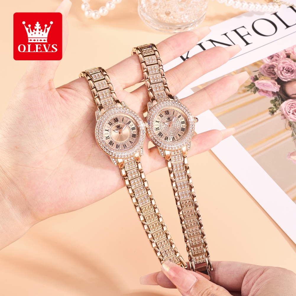 OLEVS Роскошные модные женские – обзор и цена Luxury Watch Diamond