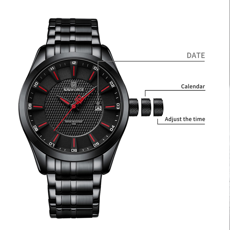 Мужские кварцевые часы NAVIFOR – обзор и цена Luxury Watch Trading