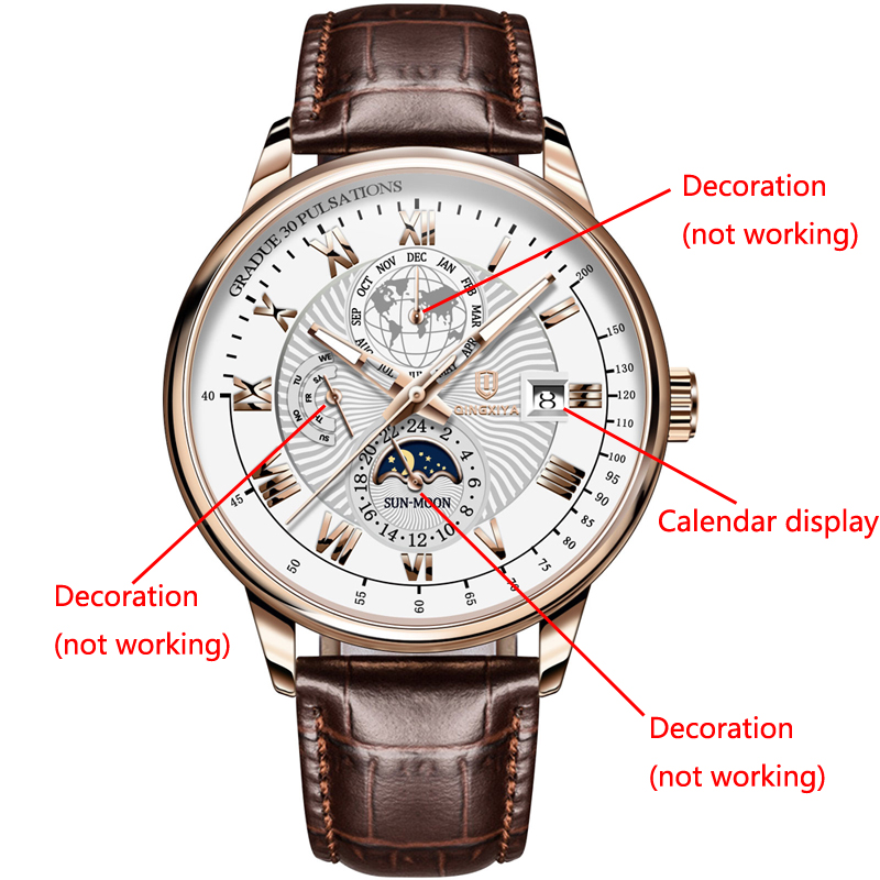 QINGXIYA брендовые модные кожа – обзор и цена Luxury Watch And Price