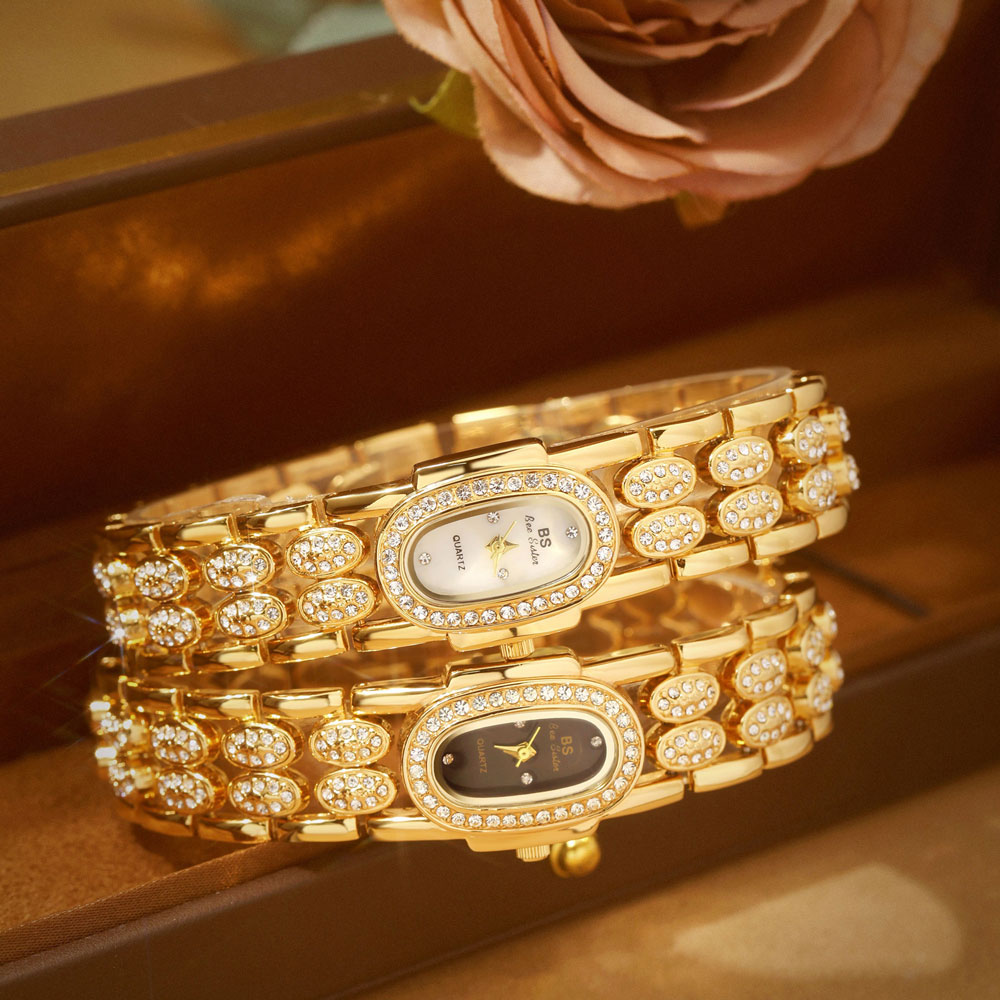 Модные часы, золотой браслет,  – обзор и цена Luxury Watch Diamond