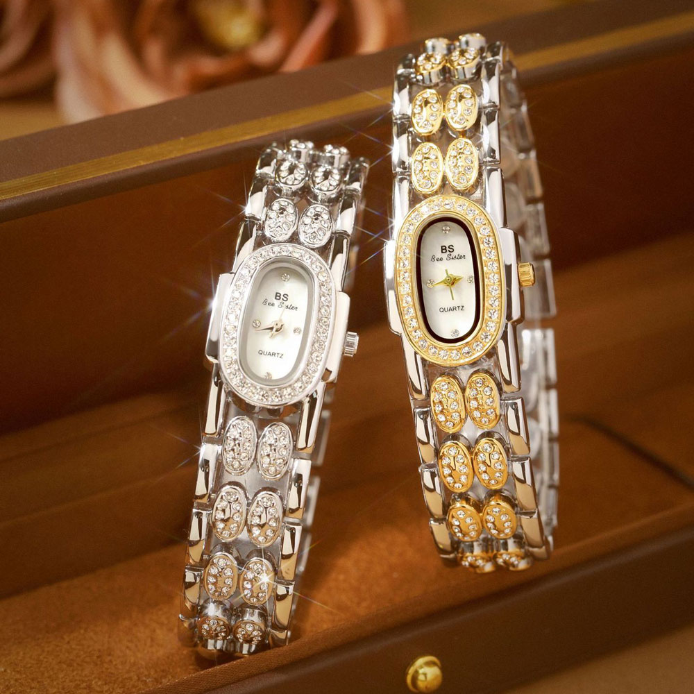 Модные часы, золотой браслет,  – обзор и цена Luxury Watch Diamond
