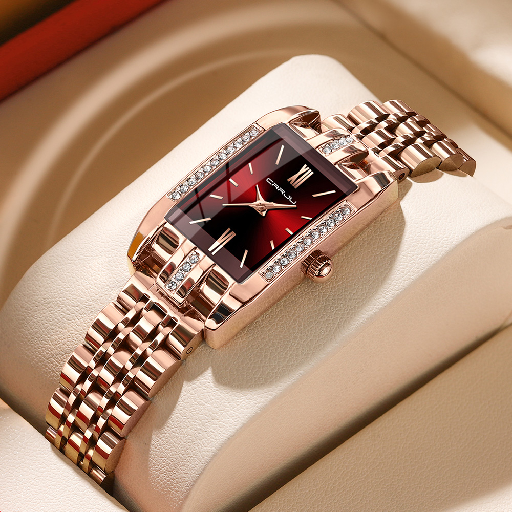 CRRJU Роскошные квадратные час – обзор и цена Luxury Watch Square