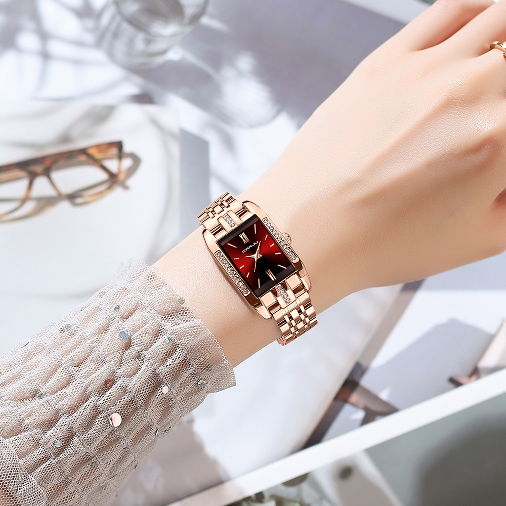 CRRJU Роскошные квадратные час – обзор и цена Luxury Watch Square