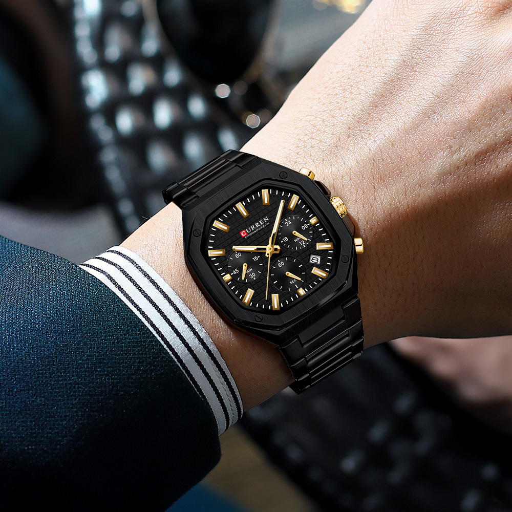 CURREN Роскошные квадратные ча – обзор и цена Luxury Watch Square